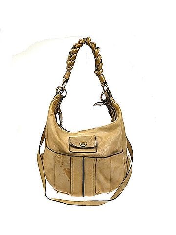 Chloé Heloise Hobo Leather Beige Leather Shoulder Bag Bag (view 1)