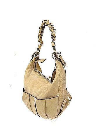 Chloé Heloise Hobo Leather Beige Leather Shoulder Bag Bag (view 2)