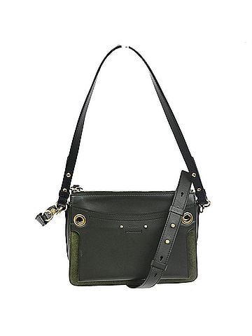 Chloé Roy Shoulder Bag Leather Black Suede Shoulder Bag Bag (view 1)