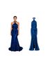Alexandre Vauthier Solid Blue Cocktail Dress Size 10 - photo 1