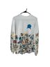 Disney 100% Cotton Print White Blue Long Sleeve Top Size S - photo 1