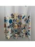 Disney 100% Cotton Print White Blue Long Sleeve Top Size S - photo 5