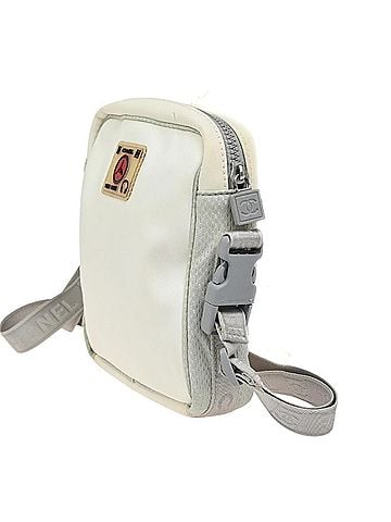 Chanel Travel Line Crossbody Bag Nylon White Nylon Shoulder Bag Bag (view 2)