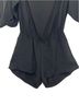 Alexis 100% Silk Solid Black Romper Size M - photo 7