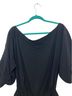 Alexis 100% Silk Solid Black Romper Size M - photo 14