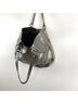 T Tahari 100% Leather Solid Silver Black Shoulder Bag One size - photo 5