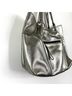 T Tahari 100% Leather Solid Silver Black Shoulder Bag One size - photo 9