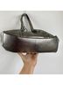 T Tahari 100% Leather Solid Silver Black Shoulder Bag One size - photo 8
