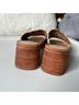 Huma Blanco 100% Leather 100% Wood Tan Multi Color Sandals Size EU 40 - photo 6