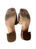 Huma Blanco 100% Leather 100% Wood Tan Multi Color Sandals Size EU 40 - photo 2