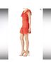 Saylor 100% Polyester Solid Orange Red Casual Dress Size M - photo 4