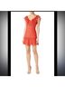Saylor 100% Polyester Solid Orange Red Casual Dress Size M - photo 3