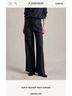 P. Johnson 100% Silk Blue Silk Pants Size 4 - photo 15