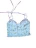 For Love & Lemons 92% Polyester 8% Elastane 100% Polyester 92% Polyester 8% Elastane Floral Multi Color Sleeveless Top Size XXS - photo 2