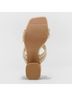 Universal Thread Solid White Tan Sandals Size 8 - photo 3