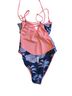 Maaji Floral Multi Color Pink Blue One Piece Swimsuit Size M - photo 2