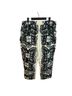 Pilcro Bow Print Blue White Casual Pants Size XL - photo 2