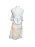 Amanda Uprichard 100% Polyester 5% Spandex Multi Color Cocktail Dress Size L - photo 2