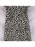 Merona 100% Polyester Animal Print Black White Casual Dress Size 12 - photo 8
