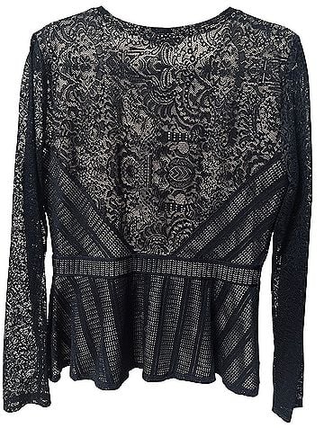 BCBGMAXAZRIA Long Sleeve Blouse (view 2)