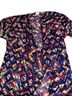 Lularoe Aztec Or Tribal Print Red Blue Gold Kimono Size L - photo 1