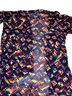Lularoe Aztec Or Tribal Print Red Blue Gold Kimono Size L - photo 2