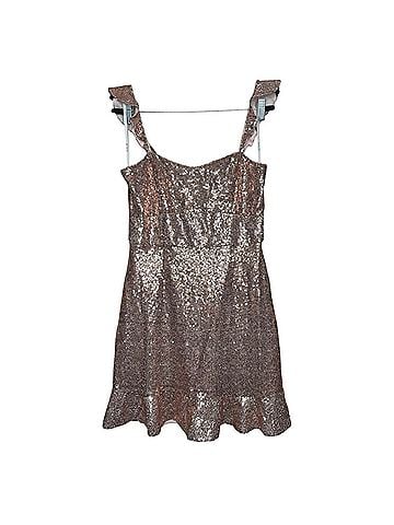 Rachel Zoe Sequins Rose Gold Cocktail Dress (view 1)