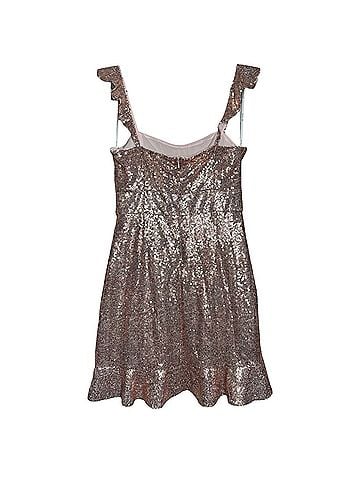 Rachel Zoe Sequins Rose Gold Cocktail Dress (view 2)