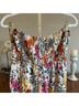 Maronie 100% Rayon Floral Multi Color Jumpsuit Size M - photo 6