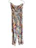 Maronie 100% Rayon Floral Multi Color Jumpsuit Size M - photo 2