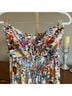 Maronie 100% Rayon Floral Multi Color Jumpsuit Size M - photo 4