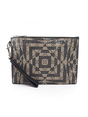 Gucci Gucci GG Kaleido Second Bag Clutch Handbag Coated Canvas Leather Women's Beige Brown Black 411768 (view 1)