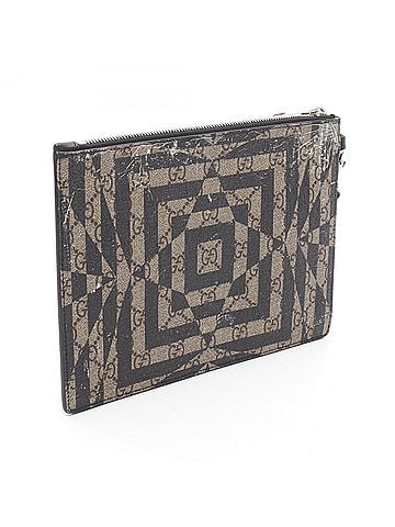 Gucci Gucci GG Kaleido Second Bag Clutch Handbag Coated Canvas Leather Women's Beige Brown Black 411768 (view 2)