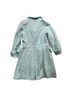 Banana Republic 100% Polyester 100% Cotton Tweed Solid Blue Coat Size S - photo 5