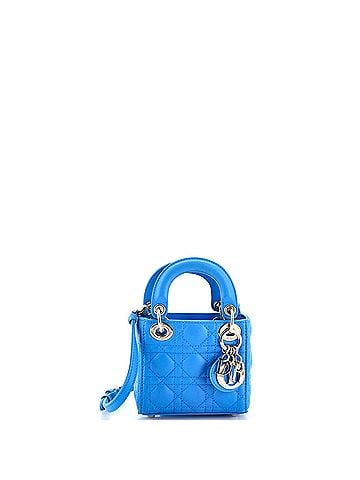 Christian Dior Lady Dior Bag Cannage Quilt Lambskin Micro (view 1)