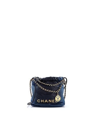 Chanel 22 Chain Hobo Quilted Shaded Calfskin Mini (view 1)