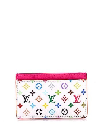 Louis Vuitton x Takashi Murakami Card Holder Monogram Multicolor with Leather (view 1)