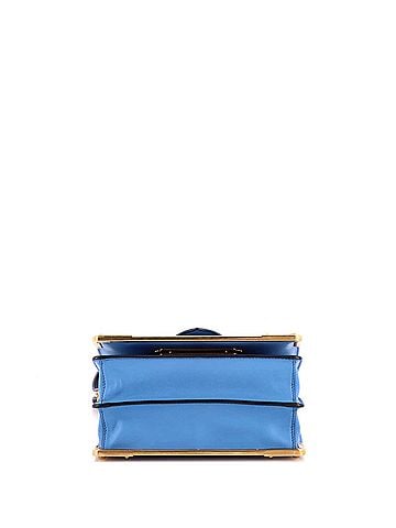 Prada Cahier Crossbody Bag Leather and Saffiano Leather Small (view 2)