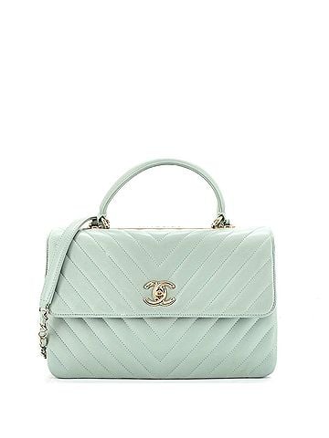 Chanel Trendy CC Top Handle Bag Chevron Lambskin Medium (view 1)