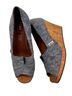 TOMS Blue Wedges Size 9 - photo 2