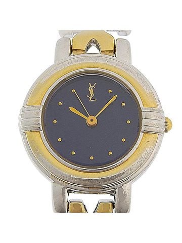 Yves Saint Laurent Yves Saint Laurent YVES SAINT LAURENT watch 5430-F43089 Stainless steel Made in Japan Quartz Analog Blue dial Women's (view 1)