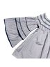 Parker 100% Cotton Stripes Multi Color Short Sleeve Blouse Size S - photo 4