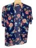 Do Everything in Love 100% Viscose Floral Multi Color Jacket One size - photo 5
