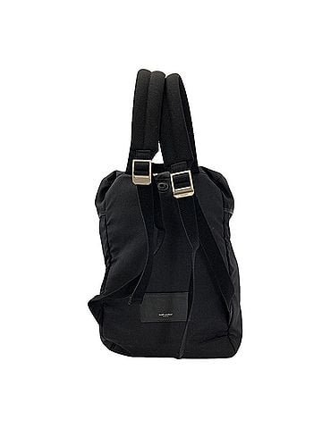 Saint Laurent Saint Laurent Logo Backpack/Daypack, Canvas, Women's (view 2)