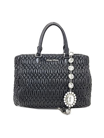 Miu Miu Miu Miu Miu Crystal Matelassé 2-Way Tote Bag, Calfskin, Women's. (view 1)