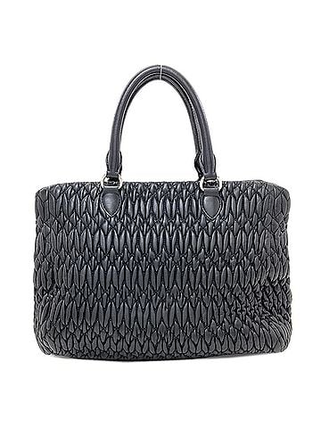 Miu Miu Miu Miu Miu Crystal Matelassé 2-Way Tote Bag, Calfskin, Women's. (view 2)