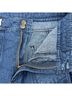 Spell 100% Cotton Solid Blue White Jeans Size L - photo 4