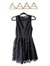 Alice + Olivia 100% Polyester 6% Elastane 52% Nylon 48% Polyester 94% Polyester Black Cocktail Dress Size 0 - photo 1