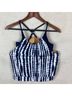 Athleta Tie-dye Blue White Sleeveless Top Size 4 - photo 4