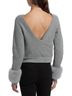 Ramy Brook Print Gray Lisa Sweater Size S - photo 3